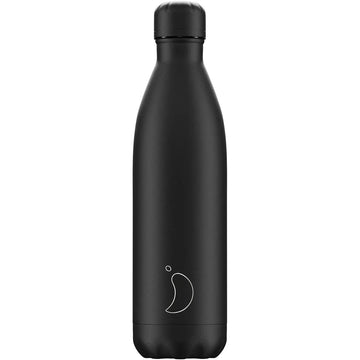 Chilly's Matte All Black 750ml insulated bottle - Daisy Park