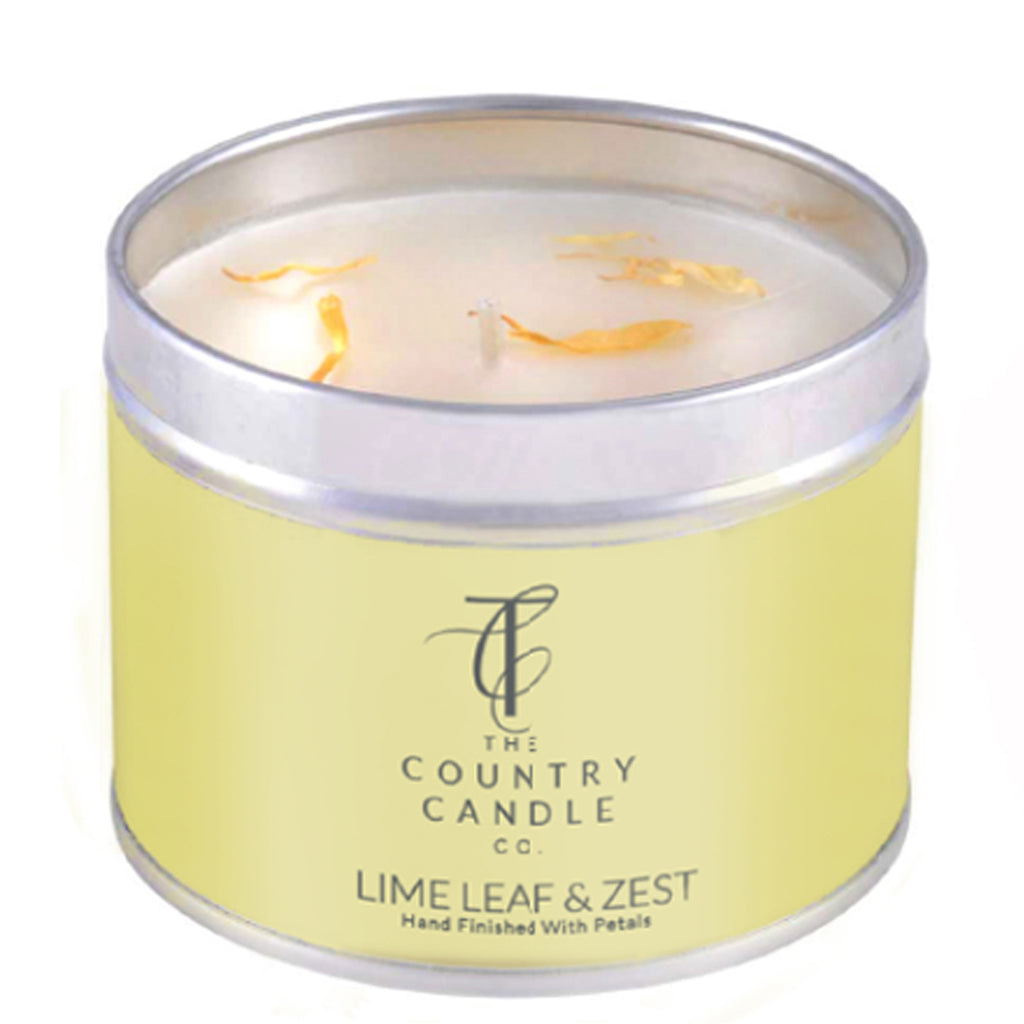 The Country Candle Co Lime leaf & Zest Tin Candle - Daisy Park