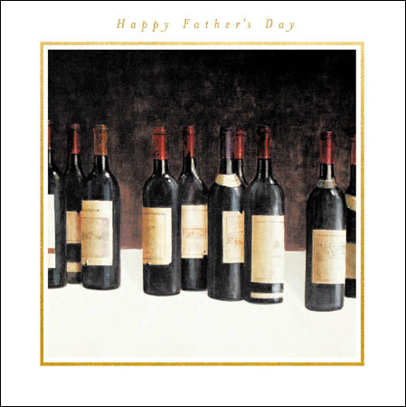 Wine father's day card - Daisy Park