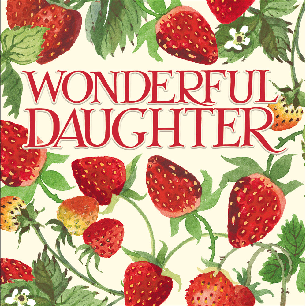 Emma Bridgewater Wonderful daughter Birthday card - Daisy Park