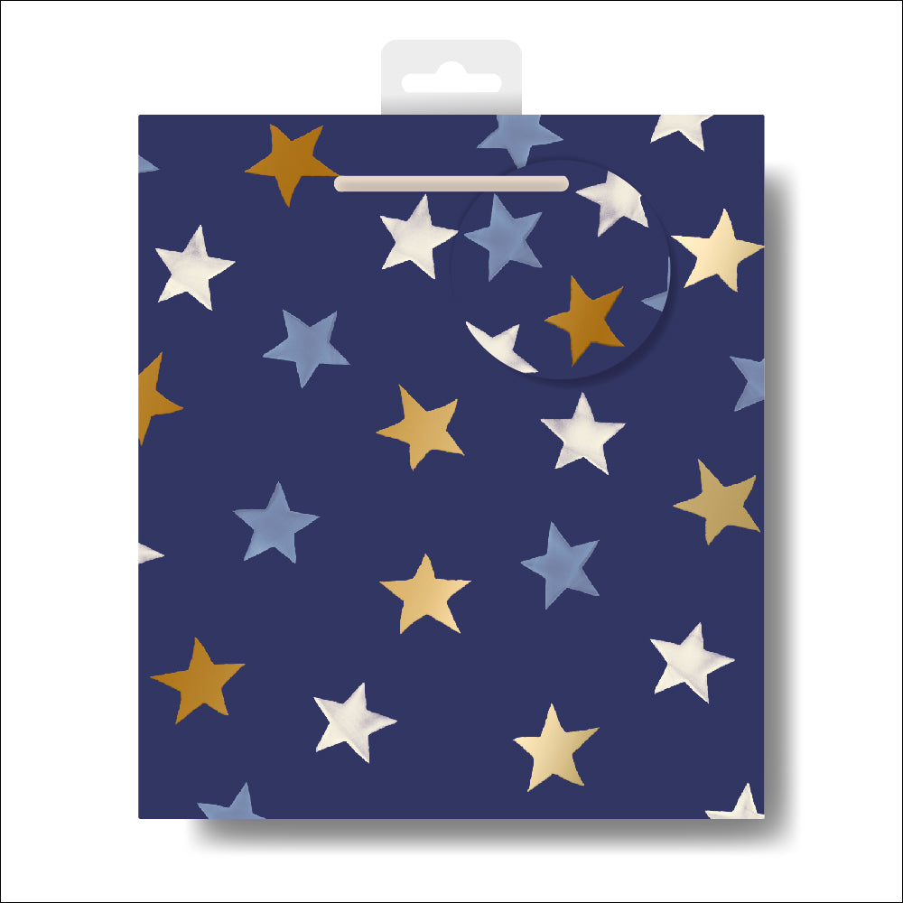 Emma Bridgewater Blue Stars medium gift bag - Daisy Park