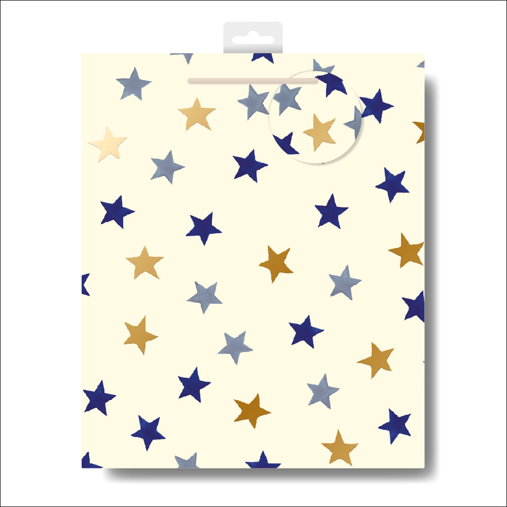 Emma Bridgewater Blue Stars large gift bag - Daisy Park
