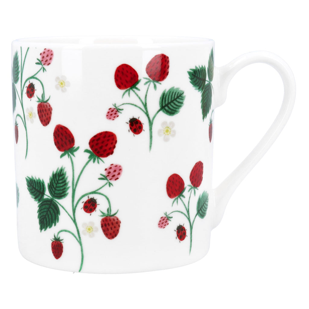 Strawberries new bone china mug - Daisy Park