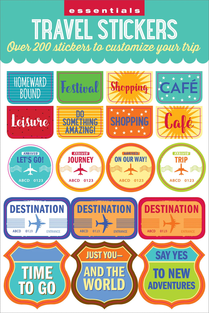 Essential Travel Planner Stickers - Daisy Park