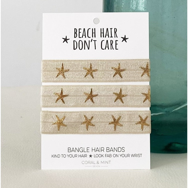 Beach hair bangle band - champagne - Daisy Park