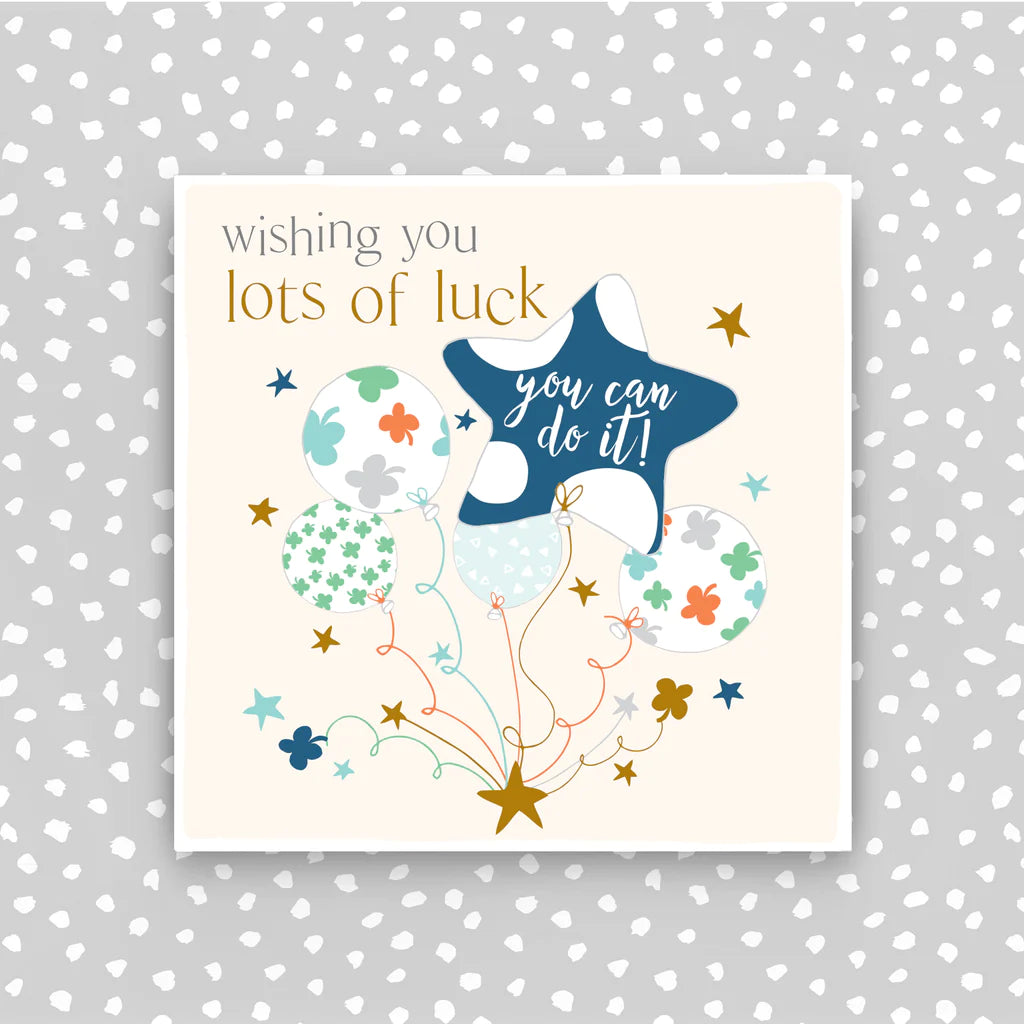 Wishing you lots of luck card - Daisy Park