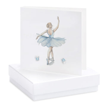 Boxed Ballerina earring card - Daisy Park