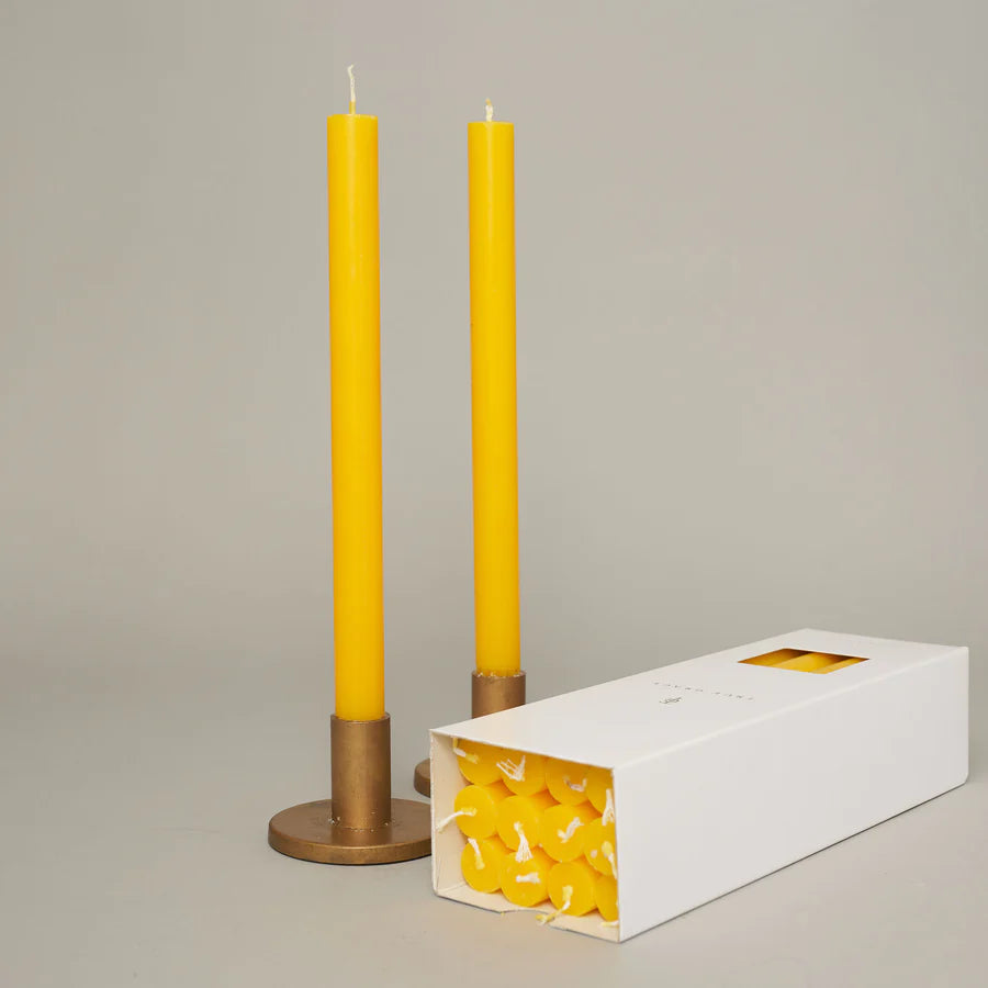 True Grace Yellow dining candle - Daisy Park