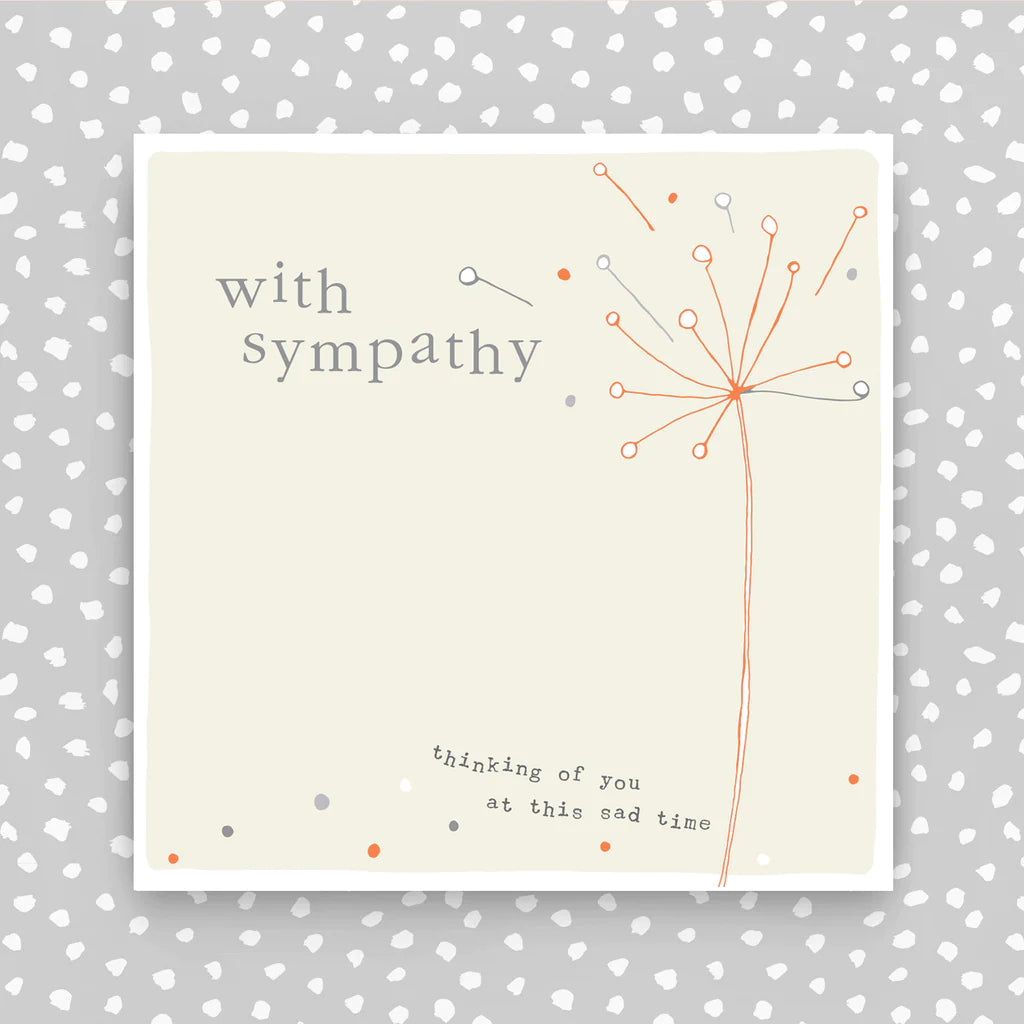 With sympathy - Thinking of you at this sad time card - Daisy Park