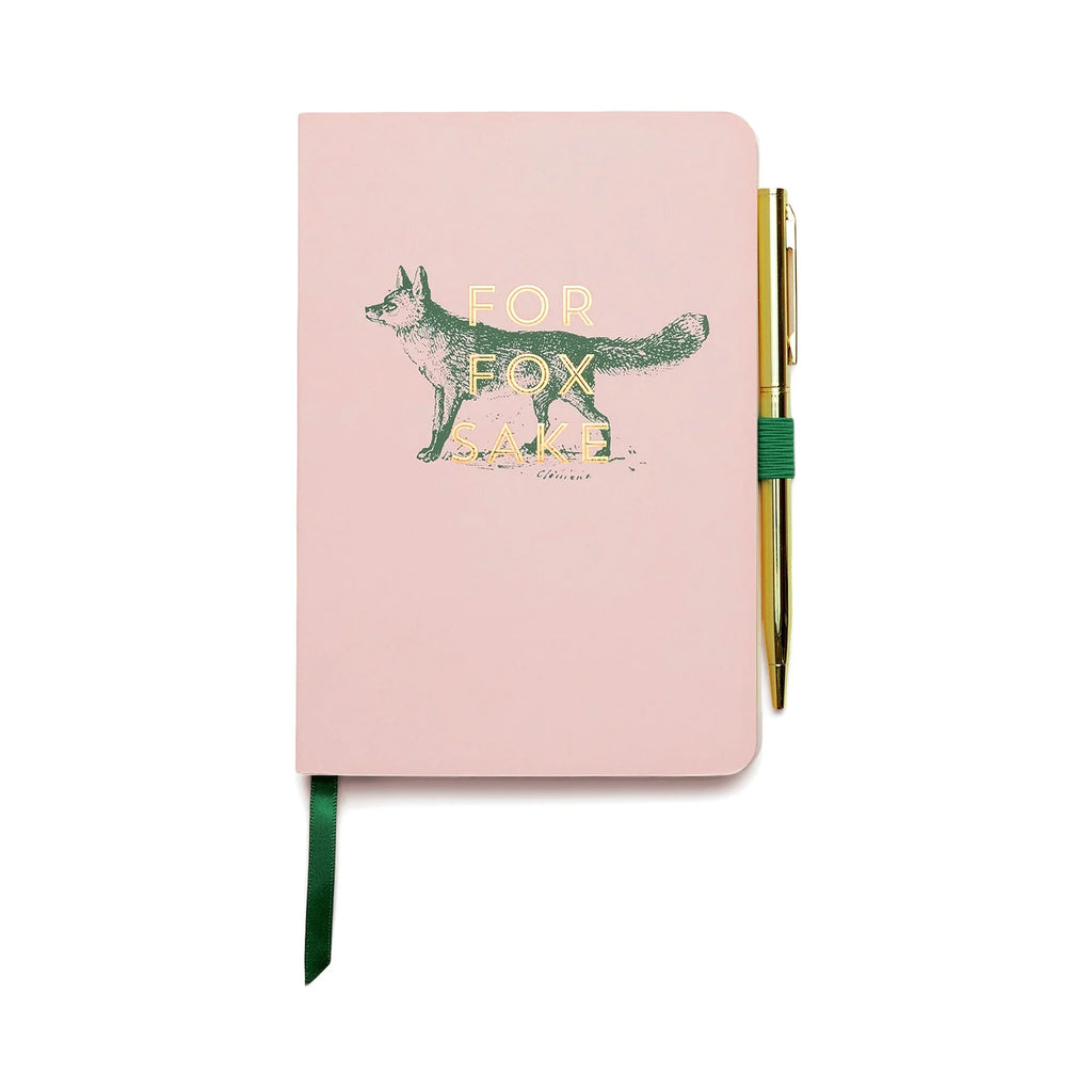 Vintage sass notebook with pen - For Fox sake - Daisy Park