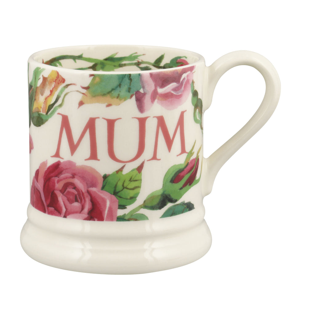 Emma Bridgewater Roses all my life Mum 1/2 Pint Mug - Daisy Park