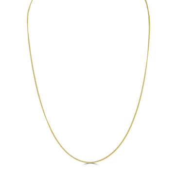 Gold curb necklace - Daisy Park