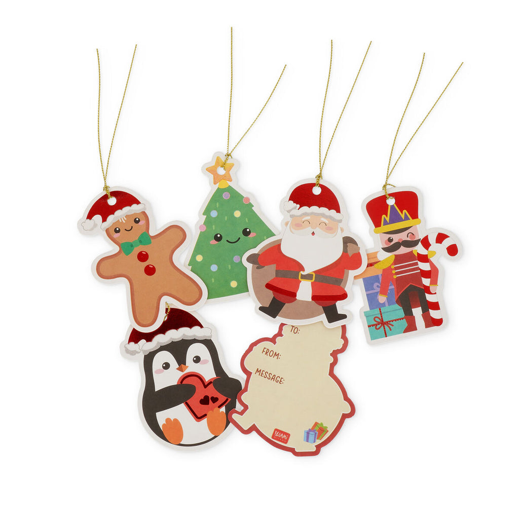 Set of 10 Christmas gift tags - Daisy Park