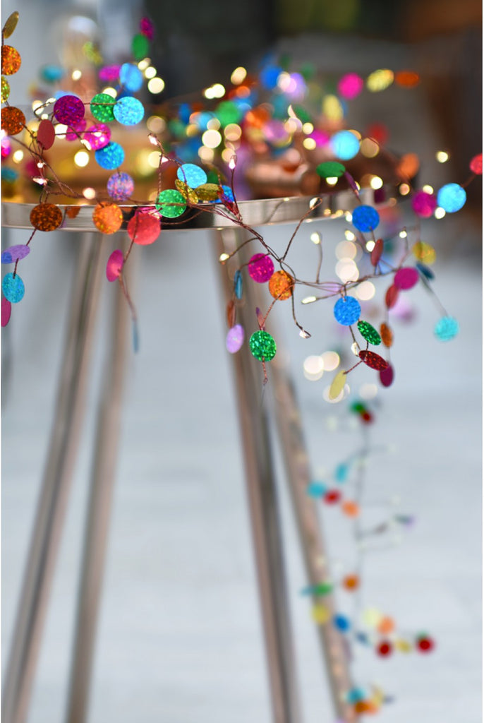 Confetti LED light string garland - Daisy Park