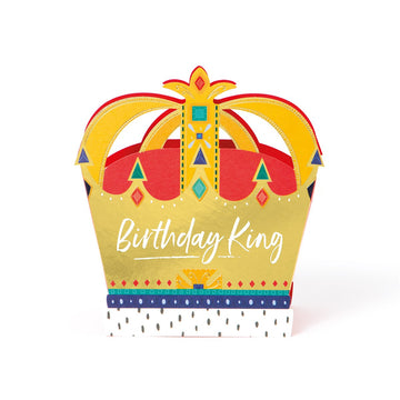 3D birthday King card - Daisy Park