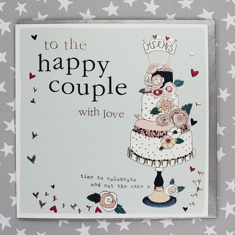 To the happy couple wedding card - Daisy Park