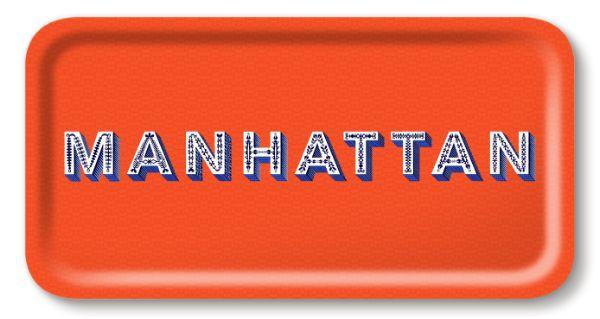 Asta Barrington Manhattan Orange Tray - Daisy Park