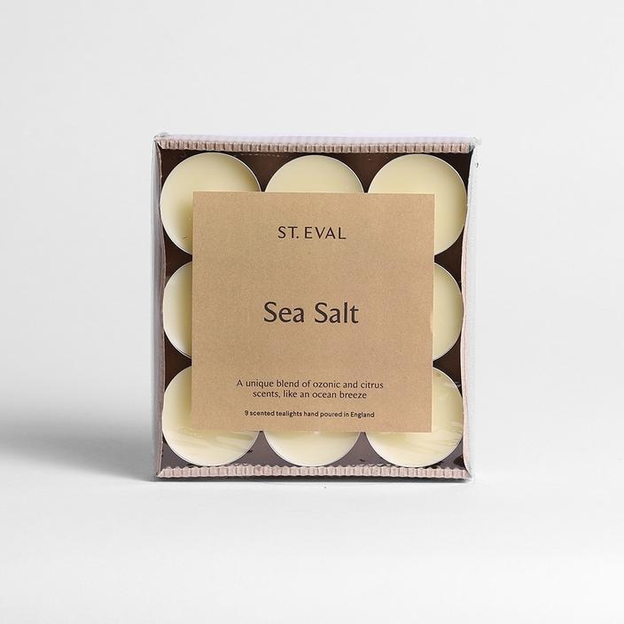 St Eval Tealights - Sea Salt - Daisy Park