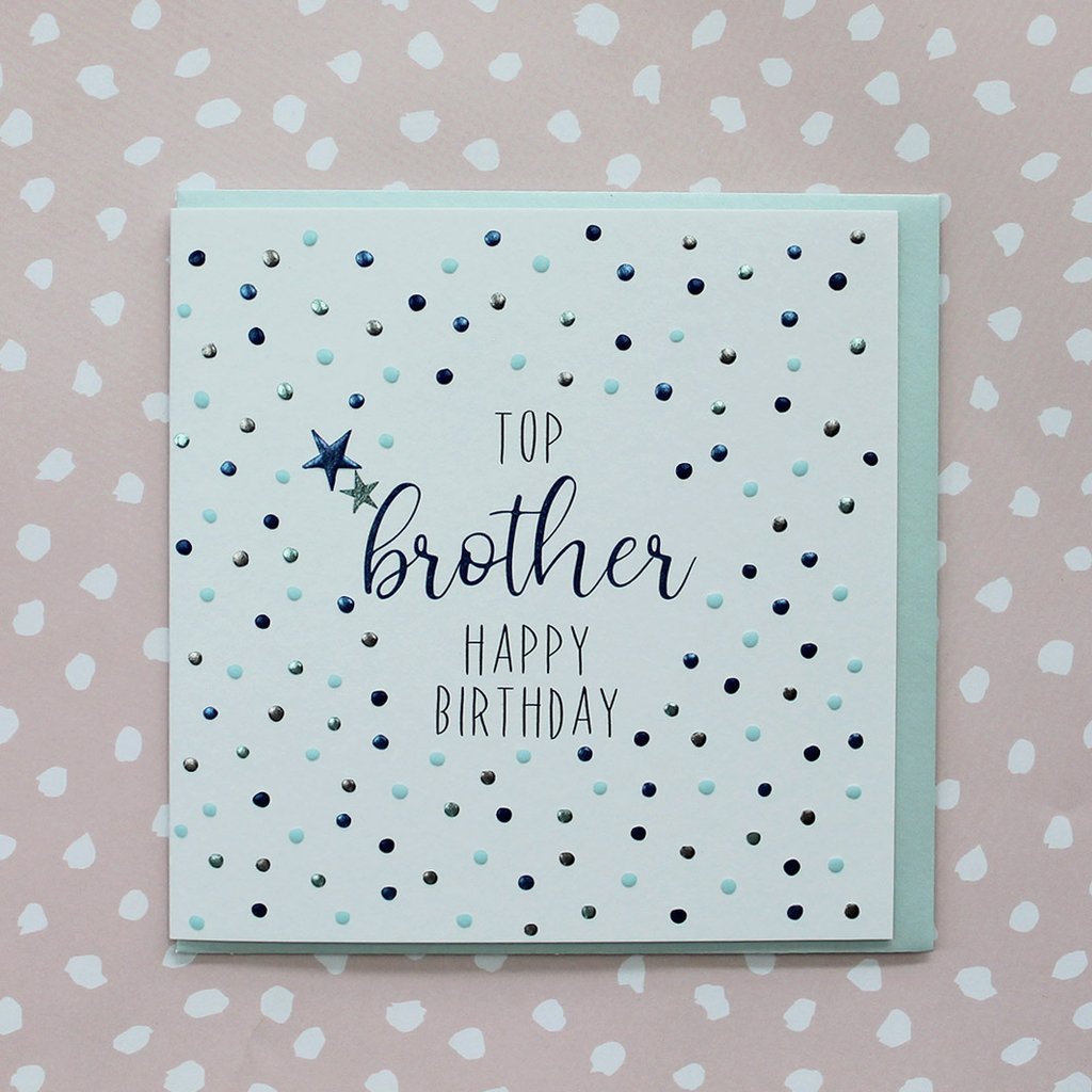 Top Brother Birthday card - Daisy Park