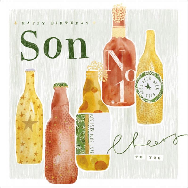 Cheers to you son card - Daisy Park