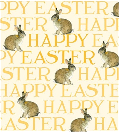 Emma Bridgewater Bunny Pack of 5 Cards and Easter lettering - Daisy Park