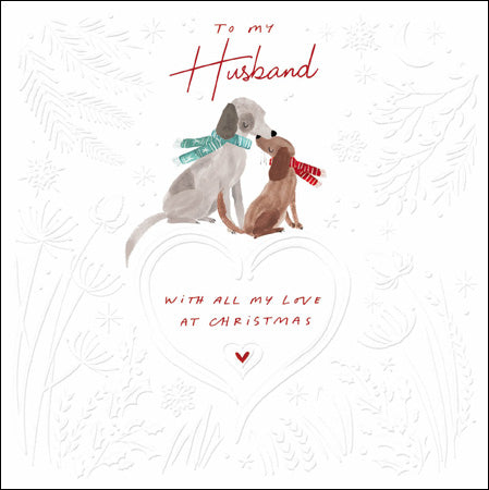 Love at Christmas Husband Card - Daisy Park