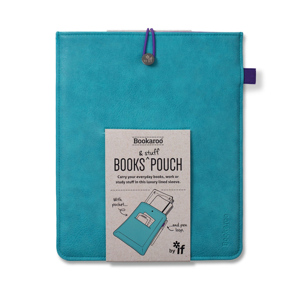 Bookaroo Books and stuff turquoise pouch - Daisy Park