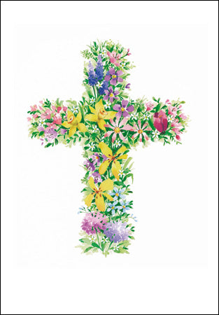 Easter Cross Blessings card - Daisy Park