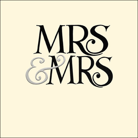 Emma Bridgewater Mrs & Mrs card - Daisy Park