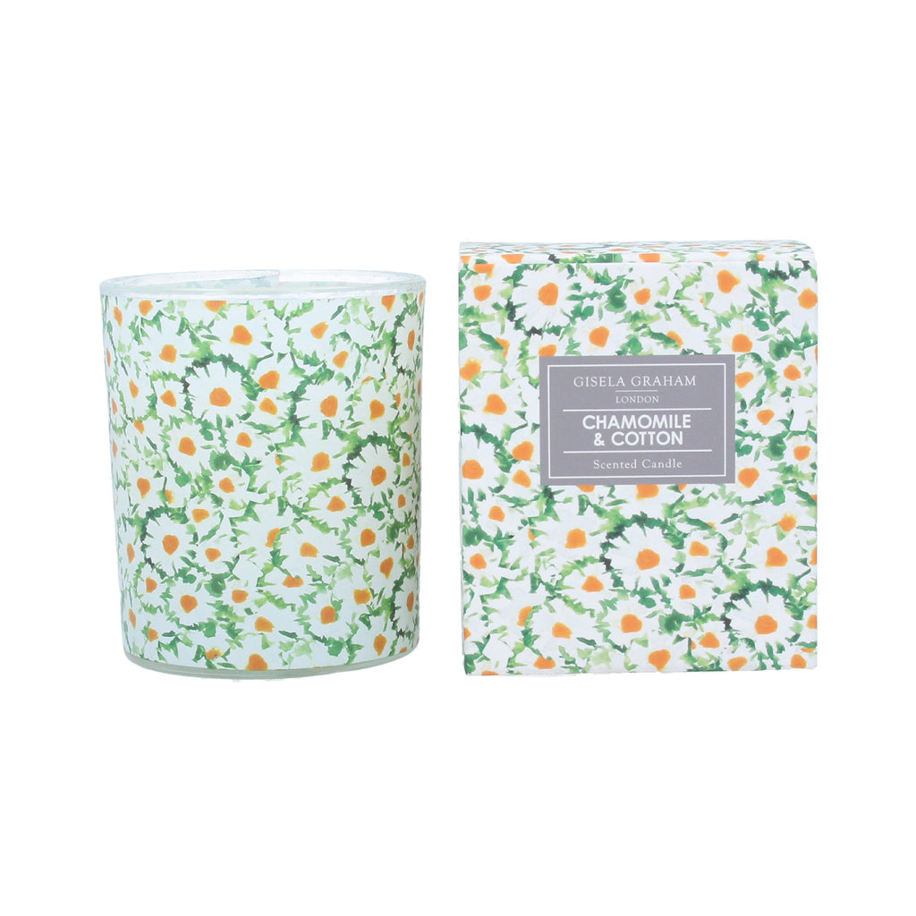 Chamomile scented boxed candle pot - Daisy Park