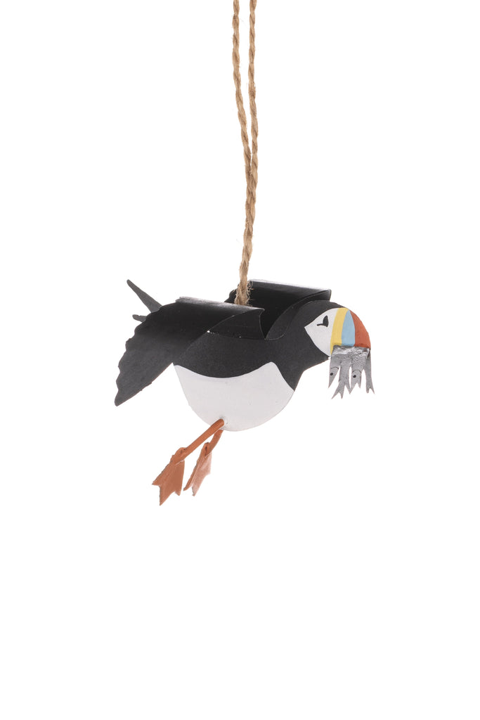 Puffin and sand eels decoration - Daisy Park