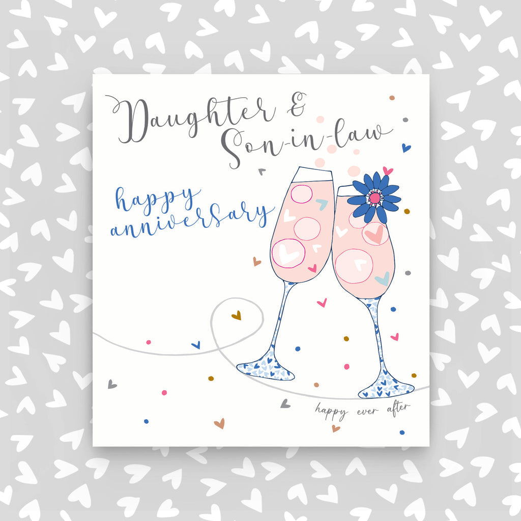 Daughter & Son-In-Law Anniversary Cards - Daisy Park