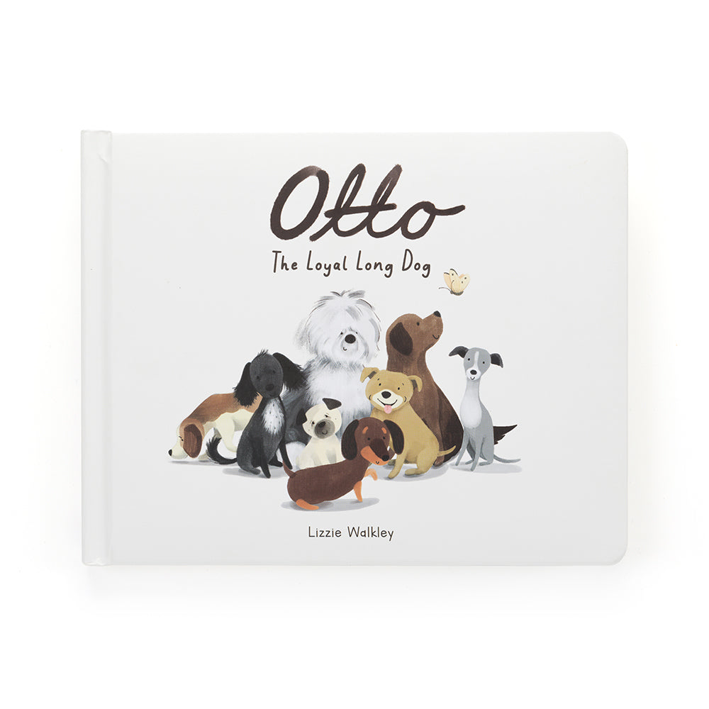 Jellycat Otto the Loyal long dog book - Daisy Park