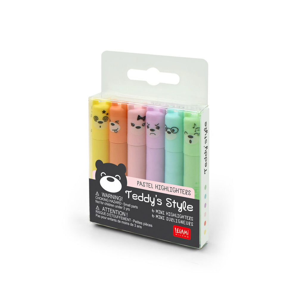 Teddy's style - Mini pastel highlighters - Daisy Park