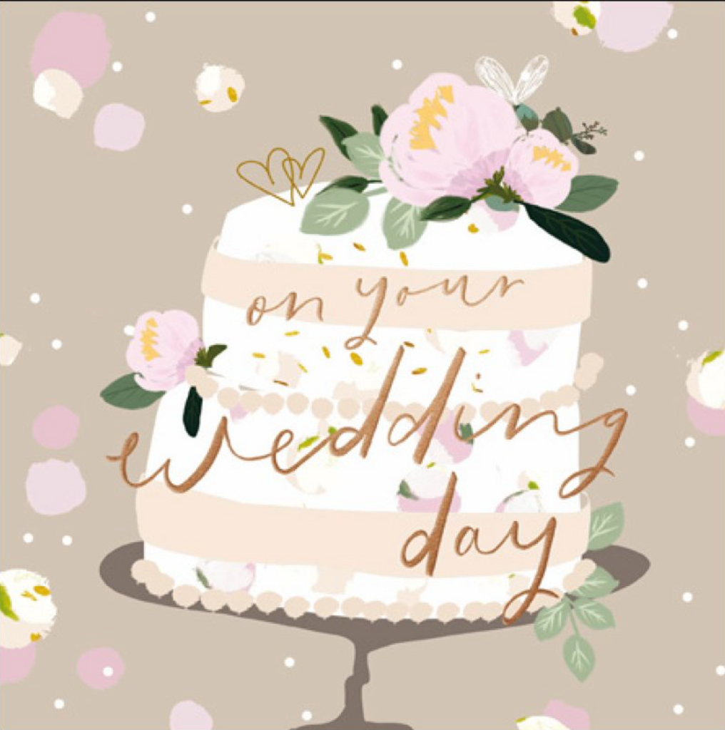 Wedding congratulations card - Daisy Park