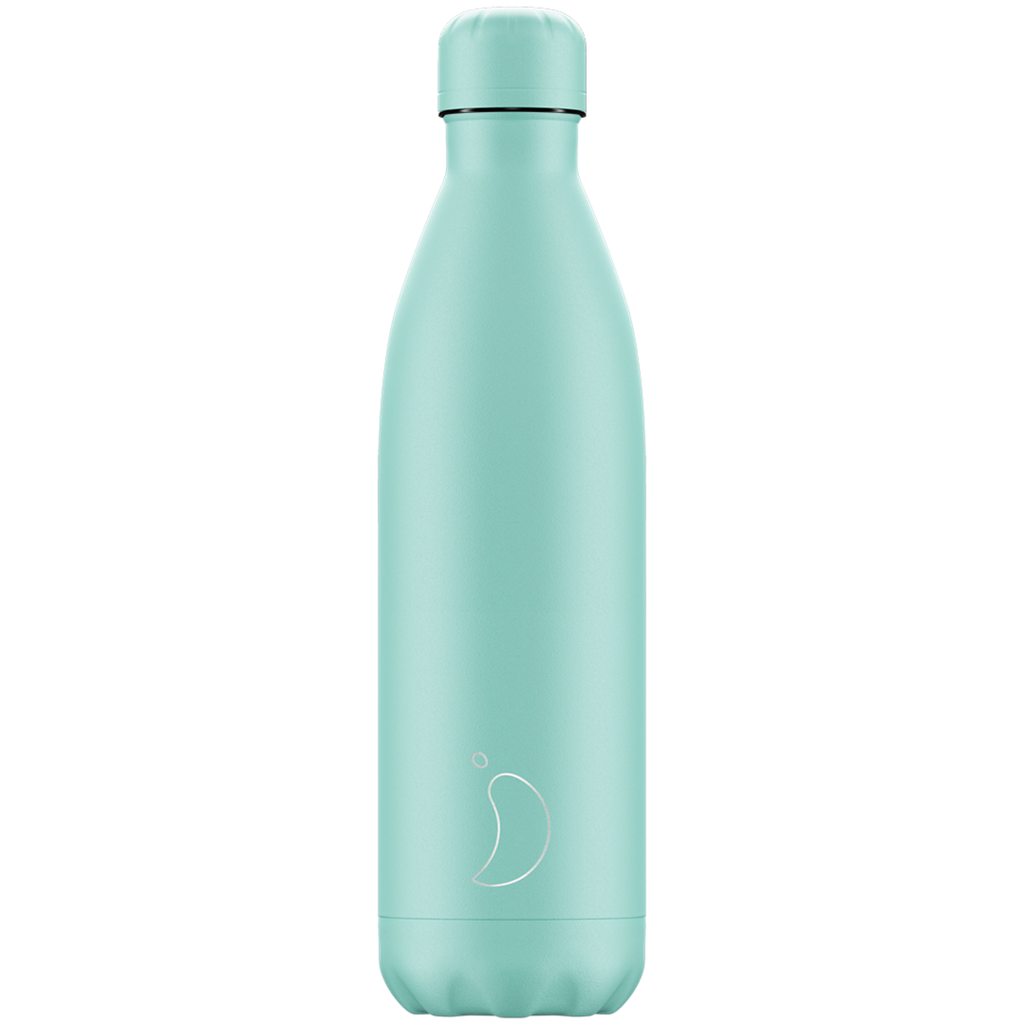 Chilly's Pastel all green 750ml insulated bottle - Daisy Park