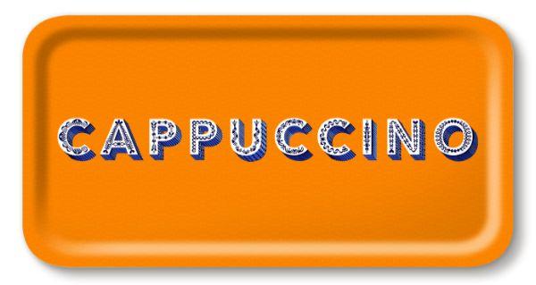 Asta Barrington Cappuccino Satsuma Orange Tray - Daisy Park