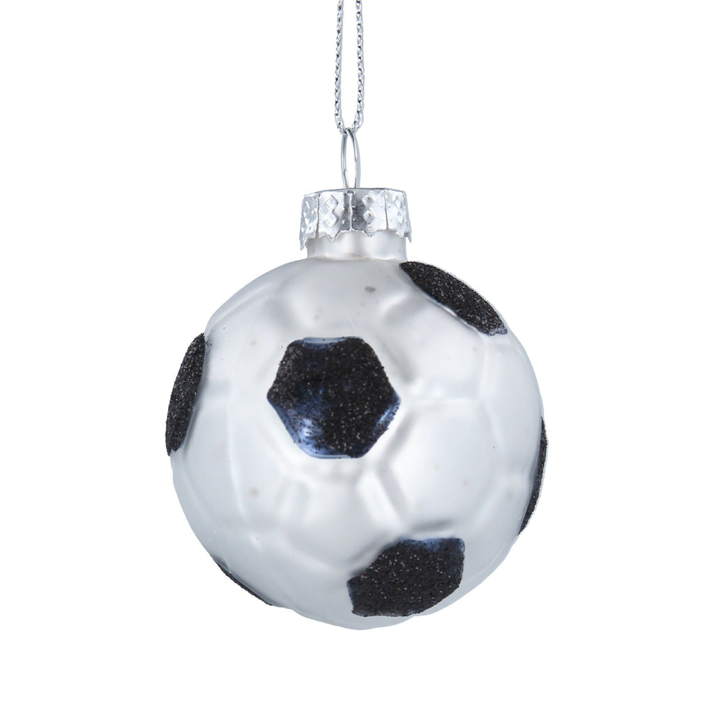 Glass football decoration - Daisy Park