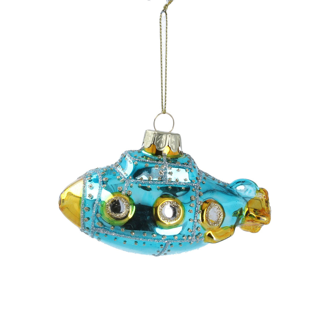 Glass submarine decoration - Daisy Park