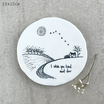 East of India Countryside coaster - I wish you - Daisy Park