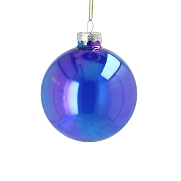 Blue clear glass ball - Daisy Park