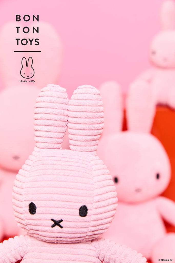 Miffy Corduroy ECO Pink 23cm - Daisy Park