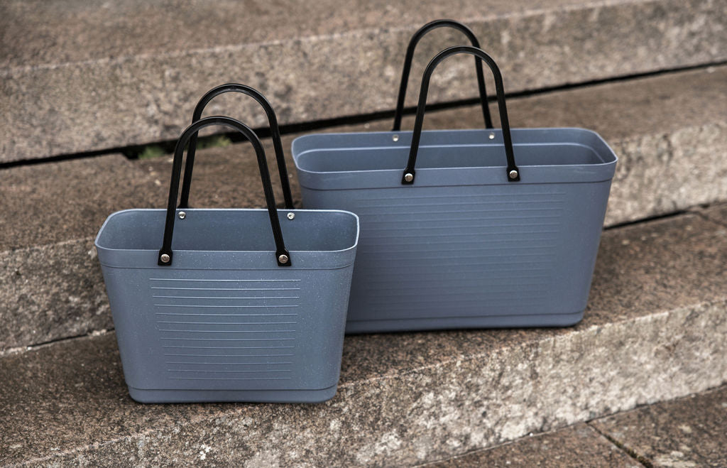 Hinza bag large green plastic - Pigeon Blue - Daisy Park