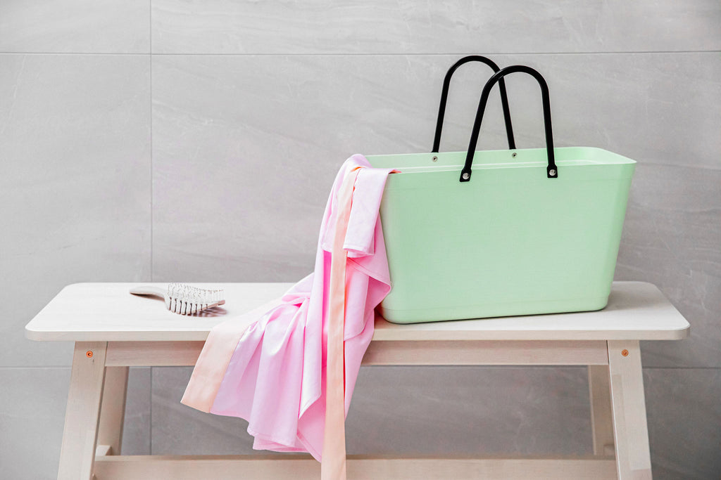 Hinza bag large green plastic - Light green - Daisy Park