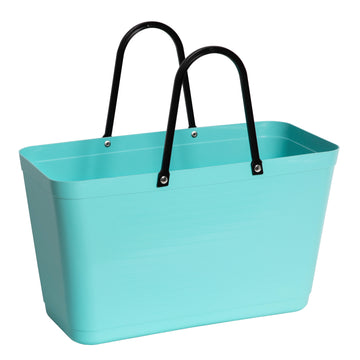 Hinza bag large green plastic - Aqua - Daisy Park