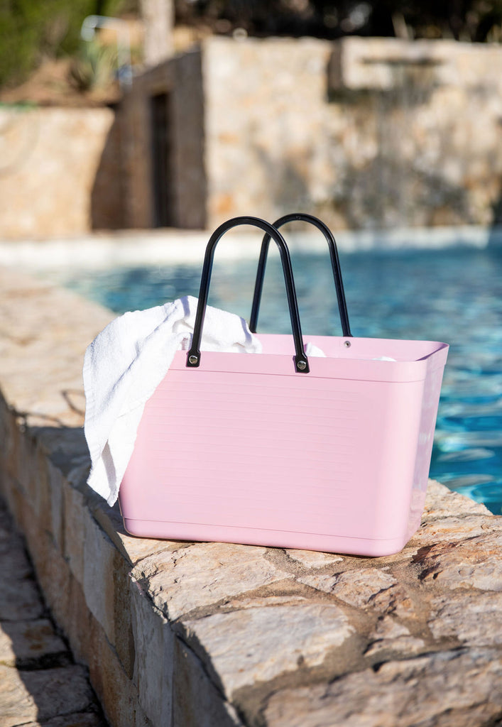 Hinza bag large green plastic - Dusty Pink - Daisy Park