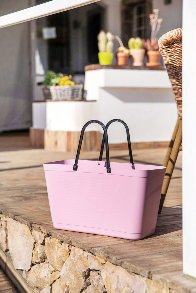 Hinza bag large green plastic - Dusty Pink - Daisy Park