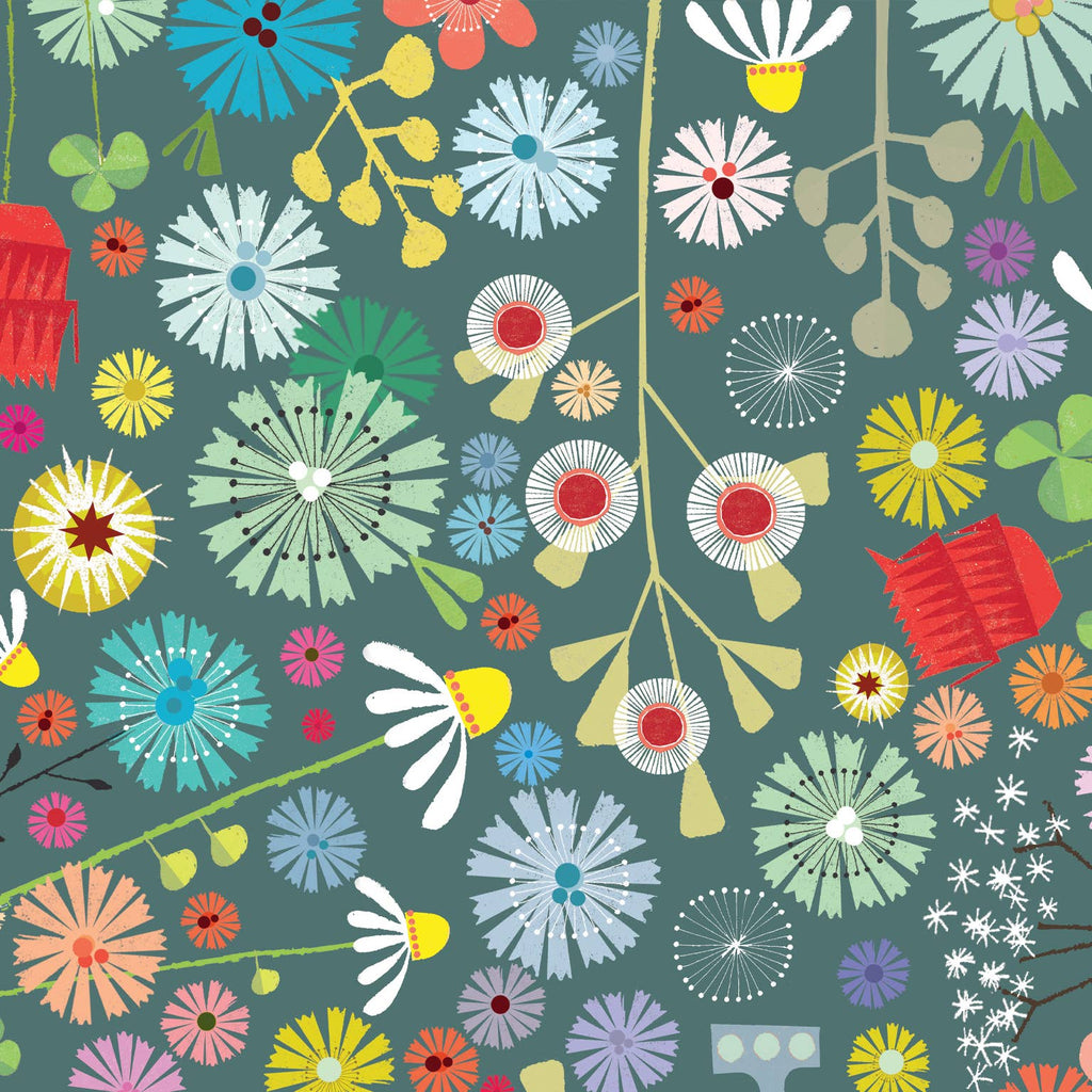 Big Floral Wrapping Paper - Daisy Park