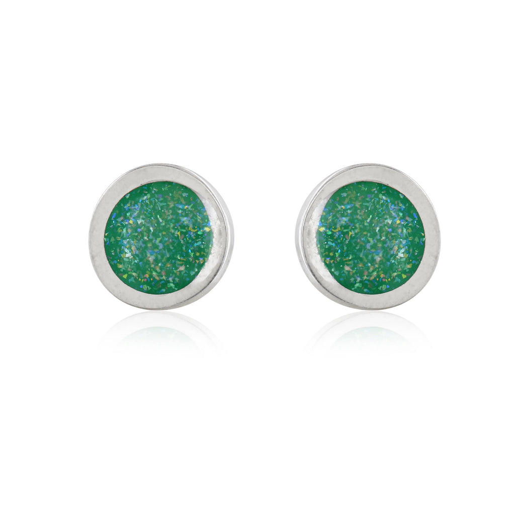 Christmas Edition - Emerald Sparkle Studs - Daisy Park
