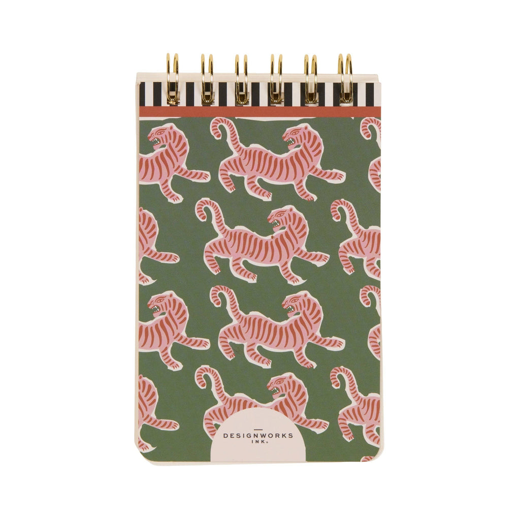 Designworks Ink A Dopo Tiger Twin Wire Notepad - Daisy Park
